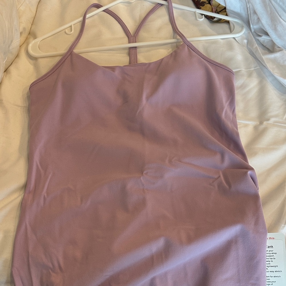 Lululemon Athletica Mauve Strappy Tank